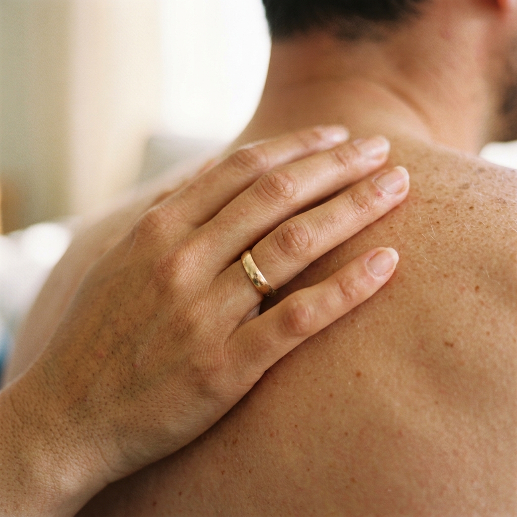 The Guide to Getting Exactly What You Want Hand on a man's back